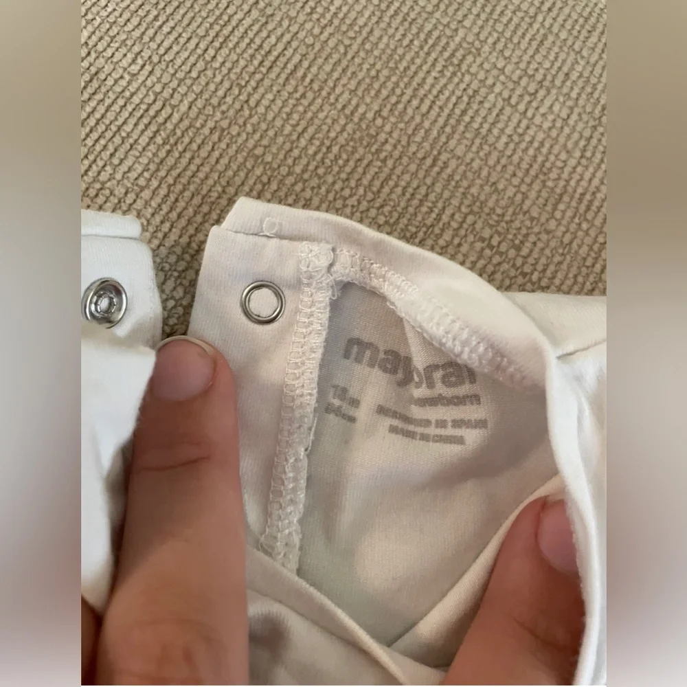 EUC Mayoral Boutique White Shirt and Navy Blue Pants